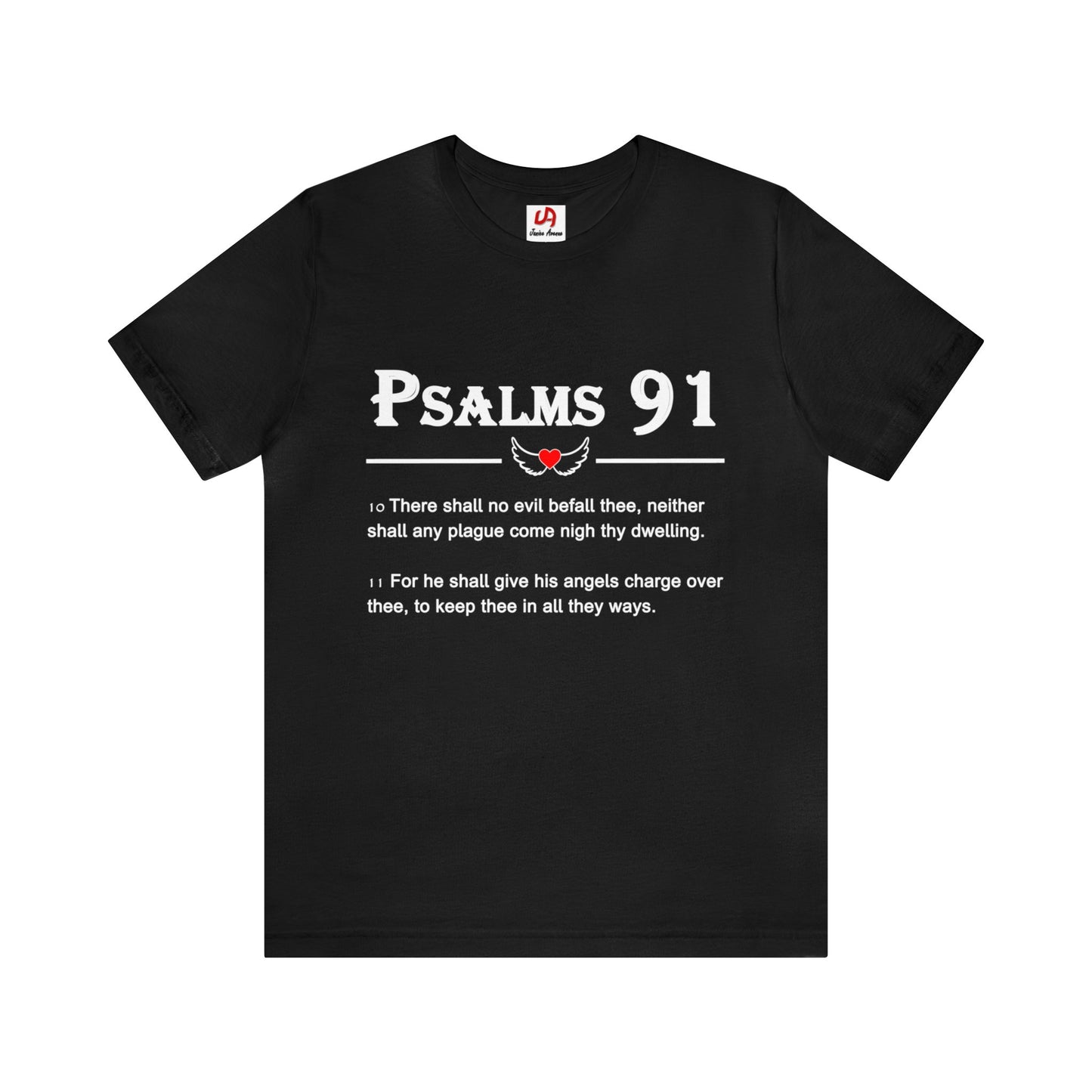 Psalms 91 Shirt - White Text