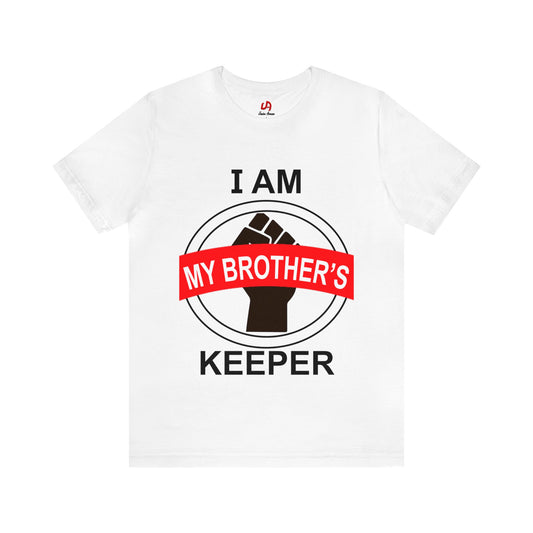 My Brothers Keeper Shirt - Black Text